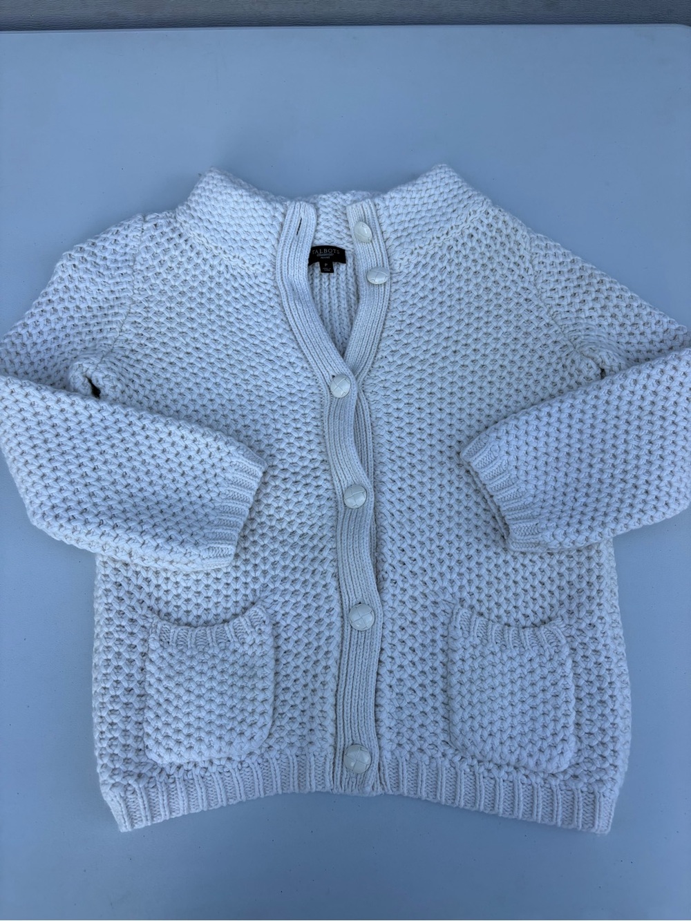 Talbots Knit Button Front Cardigan